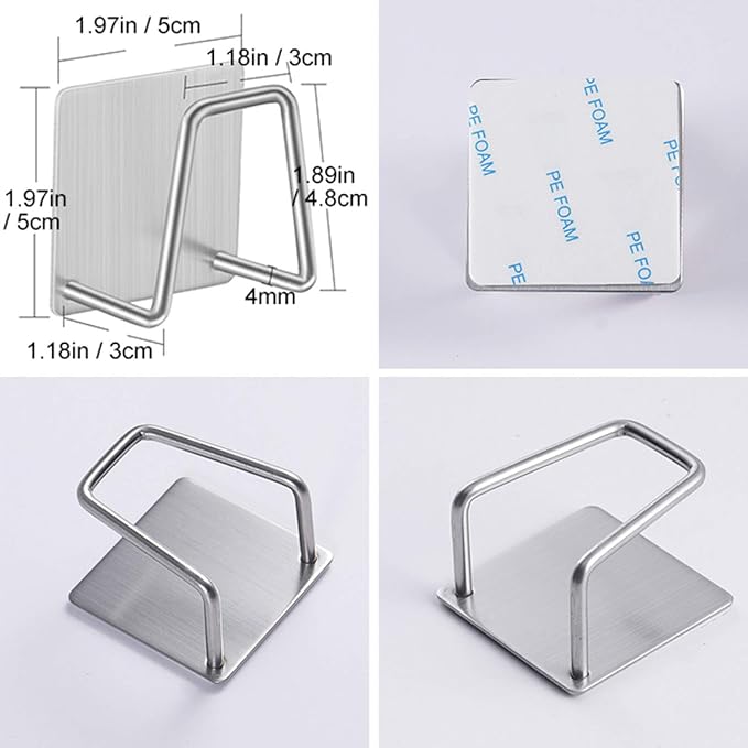 Adhesive Sponge Holder Sink Caddy - Image 5