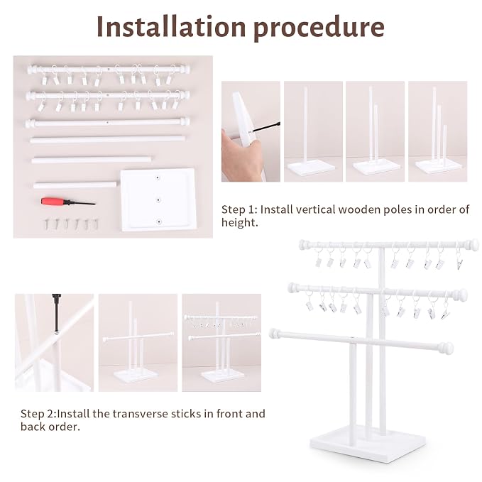 POVETIRE Headband Holder Stand Storage - Image 7