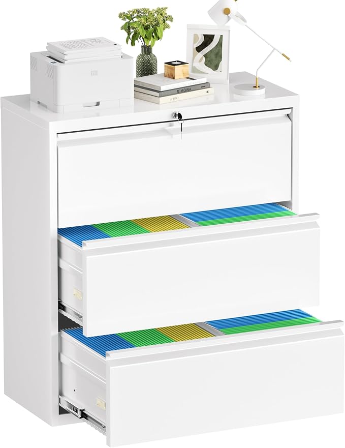 Bonusall 3 Drawer Lateral File Cabinet by BONUSALL