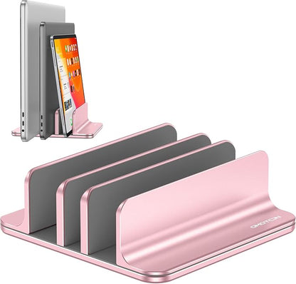 OMOTON Vertical Laptop Stand, Desktop Aluminum Mac Book Stand by OMOTON