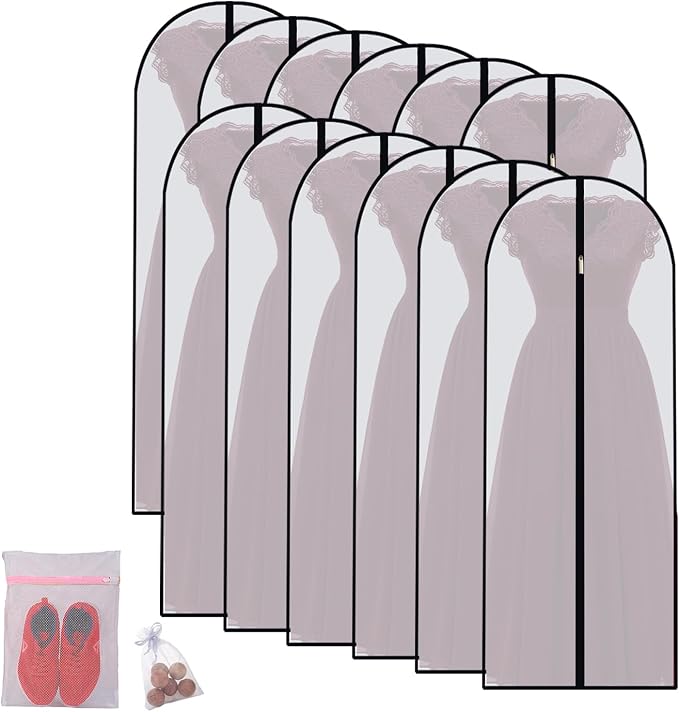 Hanging Garment Bag Breathable Clothes Covers by HomeClean
