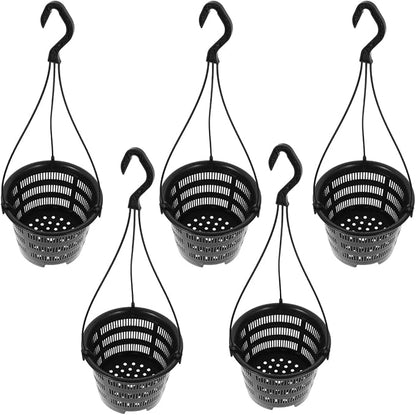 UPKOCH 5 Sets Orchid Pots with Holes, Breathable Mesh Net Pot by UPKOCH