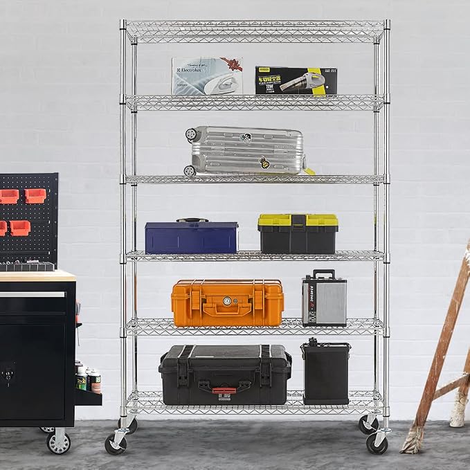 PayLessHere | 6-Tier Wire Shelf - Image 2