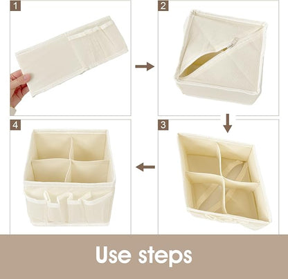 Cosmetic Storage Bins Makeup Organizer, Adjustable Multifunction Storage Box - Image 8