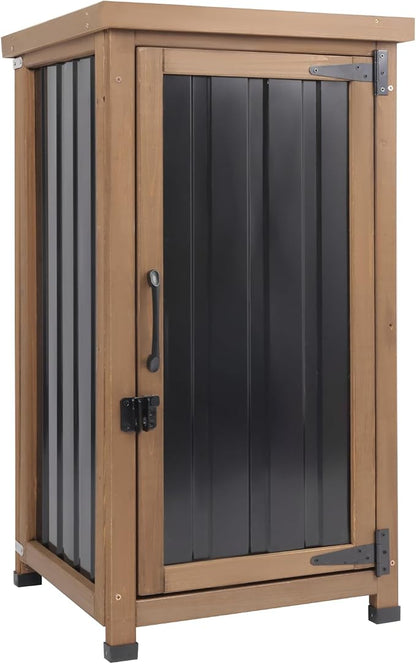 Small Outdoor Storage Cabinet Waterproof by PETSCOSSET