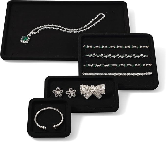 Microfiber Jewelry Display Flat Tray - Image 2