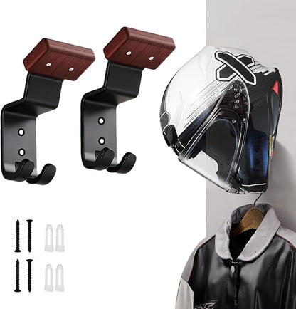 Motorcycle Helmet Holder Wall Mount by Unknown