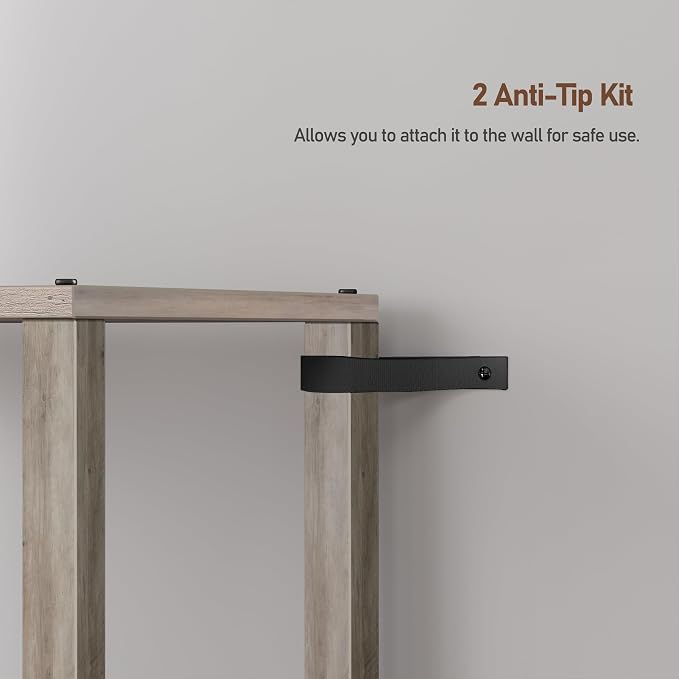 TUTOTAK Bookshelf, 6-Tier Tall Narrow Book Shelf - Image 6