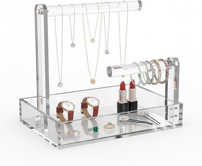 LUGUNU 2-Tier Bracelet Holder & Necklace Display Stand by LUGUNU