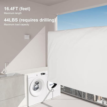 Suntree Retractable Clothesline in White - Image 3
