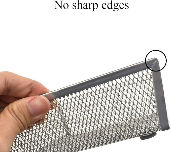 HAHIYO Stackable Mesh Tray Cup 6 x 6 x 2 inches Sturdy Container - Image 6