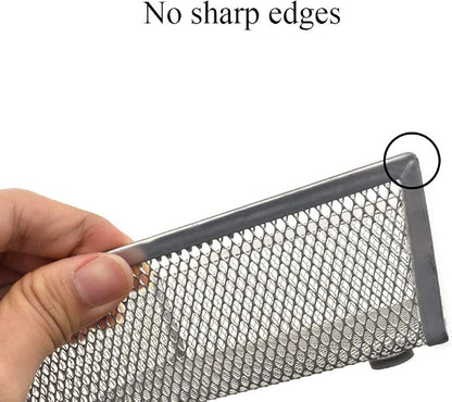 HAHIYO Stackable Mesh Tray Cup 6 x 6 x 2 inches Sturdy Container - Image 6