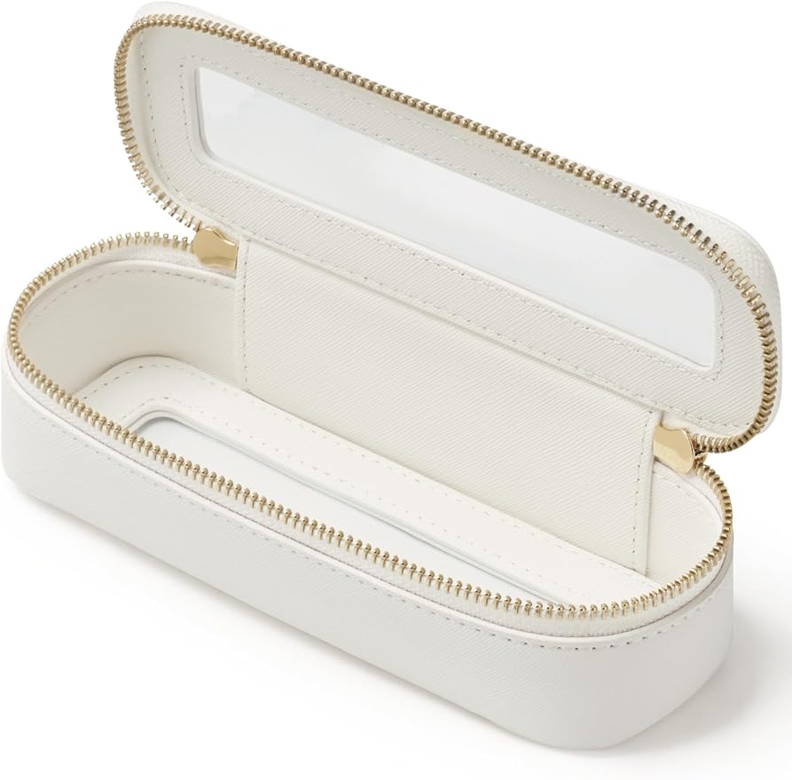 Popvibe Clear Makeup Bag Travel Cosmetic Case Transparent Toiletry Bag by POPVIBE