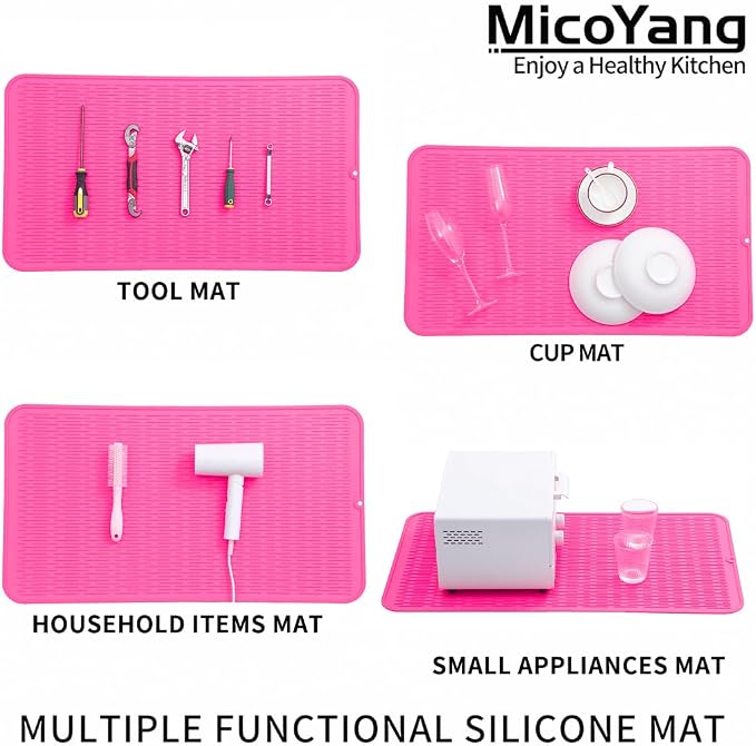 Silicone Dish Drying Mat for Multiple Usage, Easy clean, Eco-friendly, - Image 4