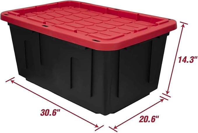27 Gallon Large Plastic Storage Bins - Image 2