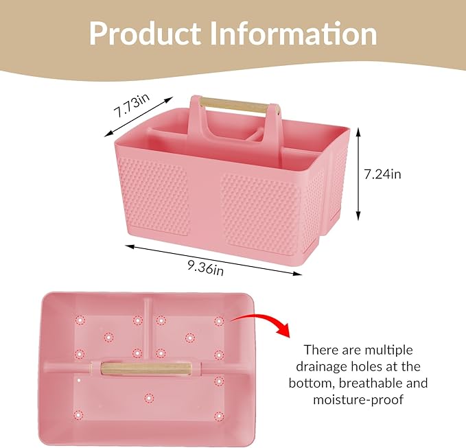 Shower Caddy Portable and Cleaning Caddy Organizer - Image 3