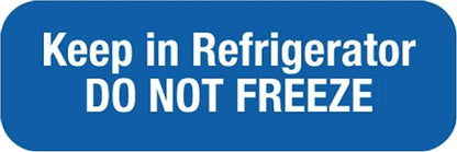 Doctor Stuff Keep in Refrigerator Do Not Freeze Labels by DoctorStuff