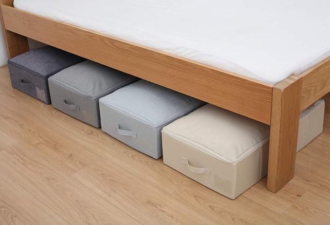Folding Underbed Shoes Clothes Storage Organizer Basket - Image 6