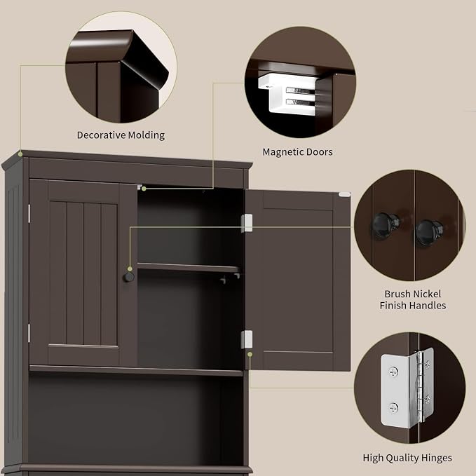 Gizoon Over the Toilet Storage Cabinet - Image 5