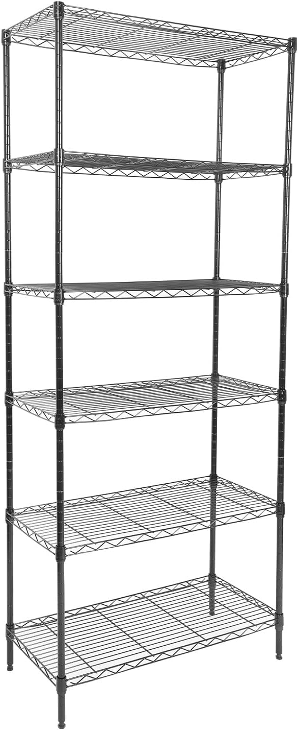 Whitmor 6 Tier Storage Shelves, Heavy Duty by Whitmor