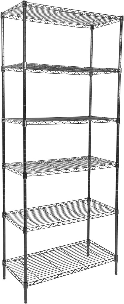 Whitmor 6 Tier Storage Shelves, Heavy Duty by Whitmor