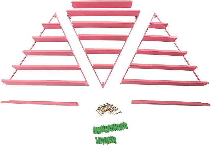 Elegant Gold Wall Mounted Nail Polish Rack - Image 8