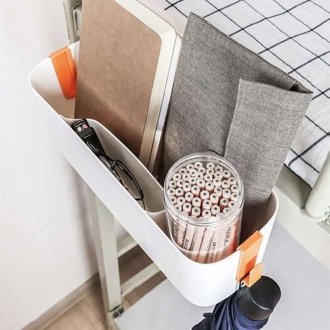 Bedside Storage Organizer Caddy Hanging Organizer Bunk Bed Shelf Holder Pocket - Image 2