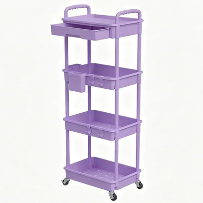 REBECAT 4 Tier Rolling Cart by REBECAT