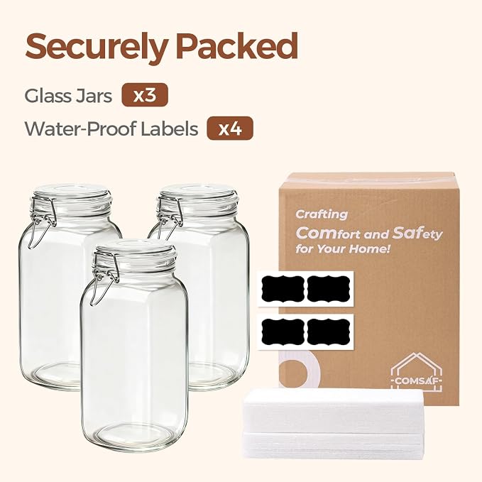 ComSaf Airtight Glass Jars - Image 8