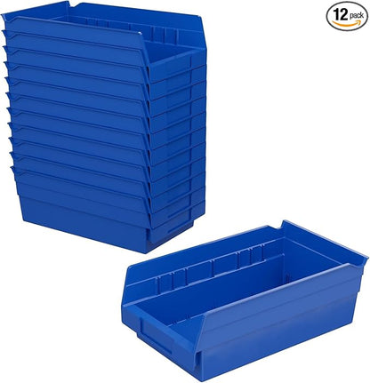 Akro-Mils 30130 Plastic Shelf Bins, Heavy Duty Storage Bins by Akro-Mils