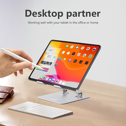 Tablet Stand Holder for Desk, Adjustable Desktop Tablet Holder, Foldable - Image 2