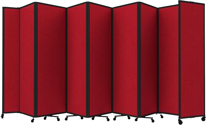 Versare Room Divider 360 Portable Wall Partition | Folding Panels | Large by VERSARE