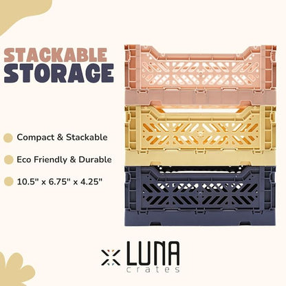 Collapsible Storage Box, Foldable Crate Organizer Bin - Image 2