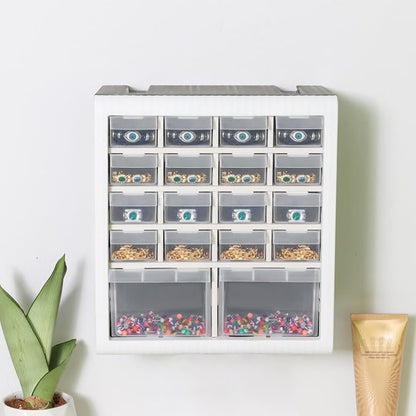 Gonice 18 Drawer Plastic Screw Storage Organizer, Tool Storage Box - Image 2