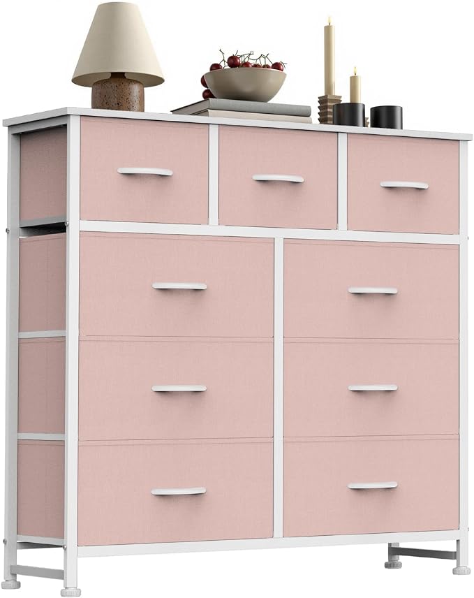 Sweetcrispy 9 Drawer Fabric Dresser Storage Tower by Sweetcrispy
