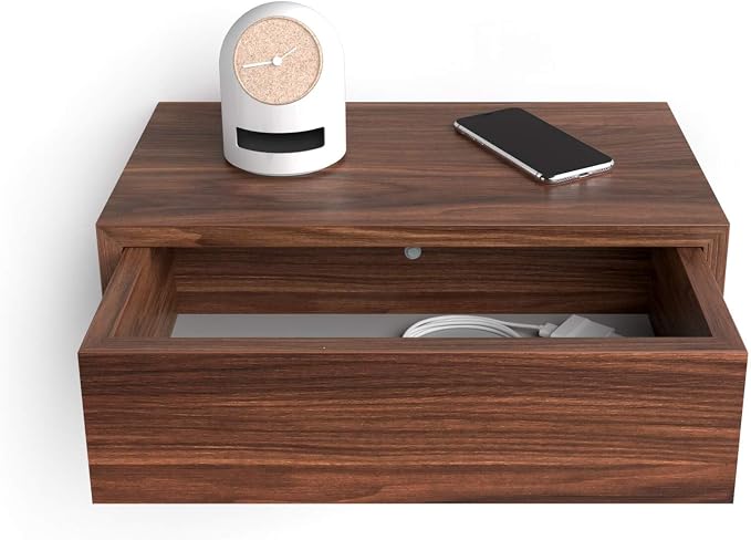 Mobili Fiver, Riccardo Floating nightstand, 17.7" x 9.8" x 6.1 ", - Image 5