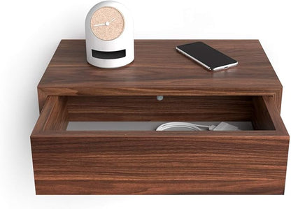 Mobili Fiver, Riccardo Floating nightstand, 17.7" x 9.8" x 6.1 ", - Image 5