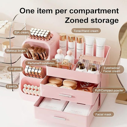 Makeup Organizer with Drawers, Large Capacity Countertop Organizer - Image 4
