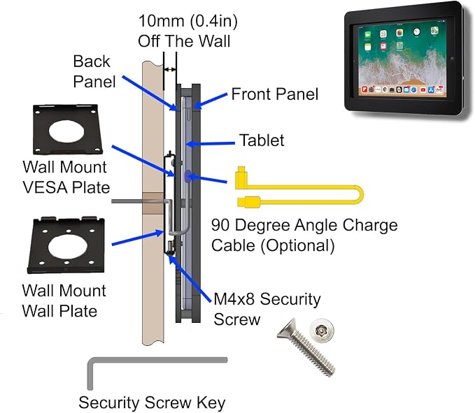 TABcare Anti-Theft Acrylic VESA Enclosure - Image 3