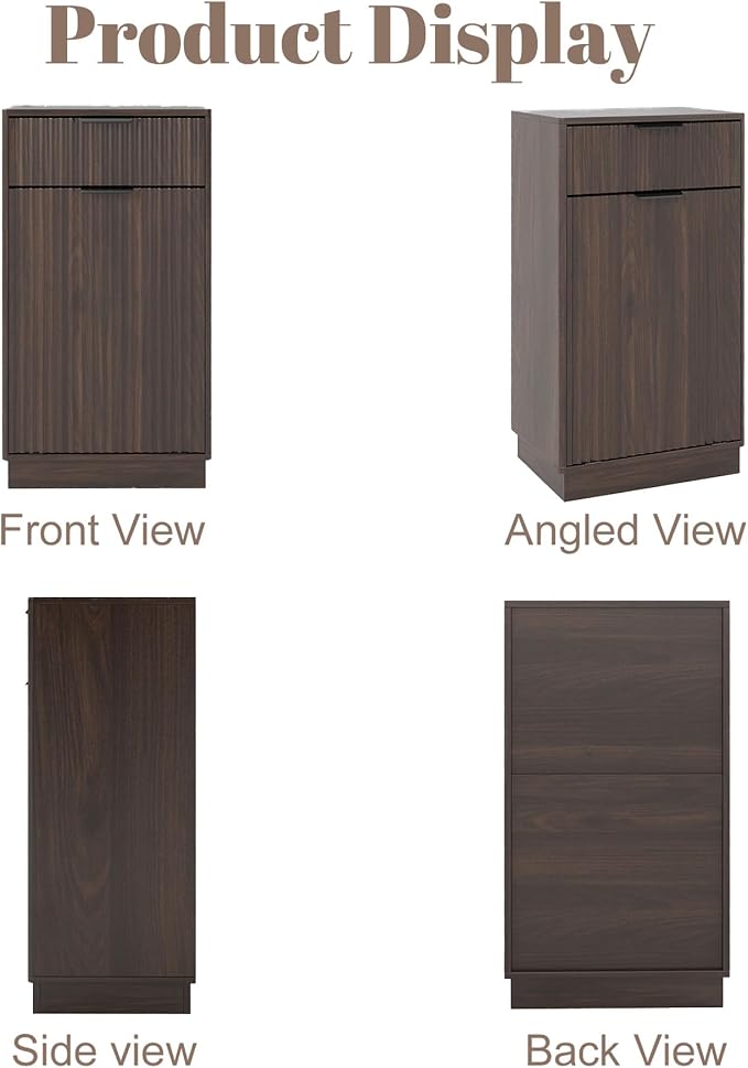 Tilt Out Trash Can Cabinet, Hidden Garbage Can Cabinet - Image 6