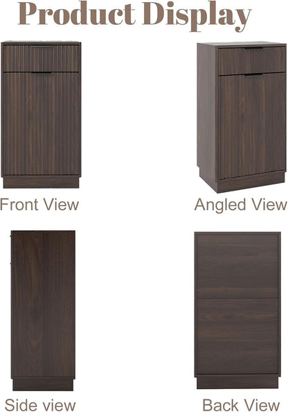 Tilt Out Trash Can Cabinet, Hidden Garbage Can Cabinet - Image 6