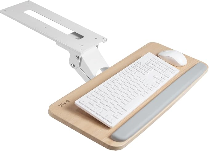 VIVO Adjustable Computer Keyboard and Mouse Platform Tray Ergonomic Under Table by VIVO