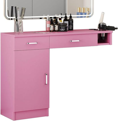 4ever2buy Salon Stations for Hair Stylist, Wall Mount Barber Station - Image 7