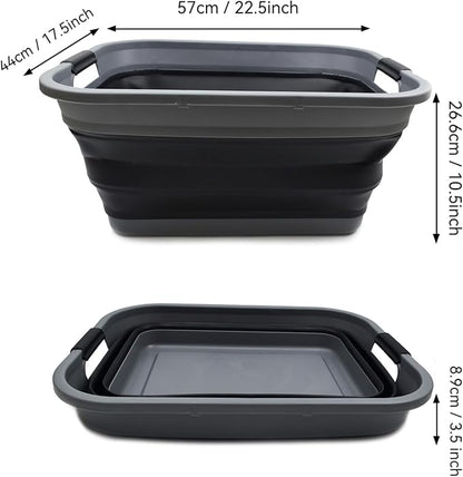 SAMMART 41L Collapsible Plastic Laundry Basket - Image 4