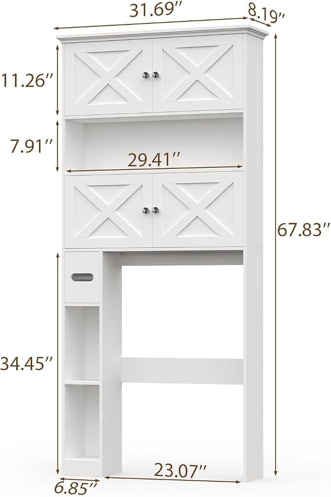 Halitaa Over The Toilet Storage Cabinet - Image 2