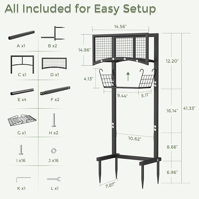 Garden Hose Holder Freestanding - Image 7