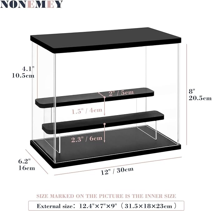 NONEMEY Clear Acrylic Display Case - Image 2
