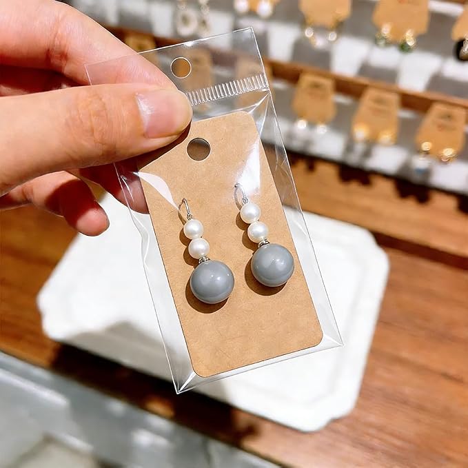 300pcs Kraft Paper Earring Card Holder Paper Tags - Image 6
