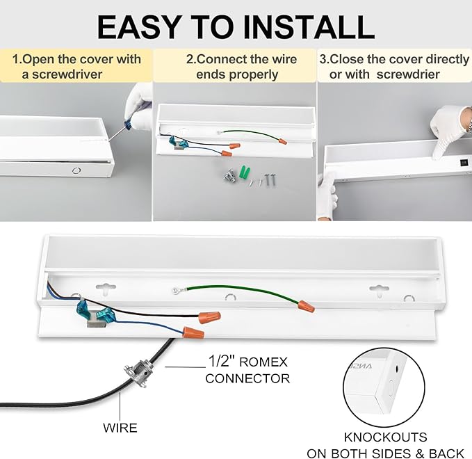 Ansen 3Packs of Under Cabinet Lights - Image 4