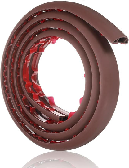 HARFINGTON 6ft Cord Cover Floor W0.6 x H0.33 Inner Channel PVC Hide Extension - Image 3